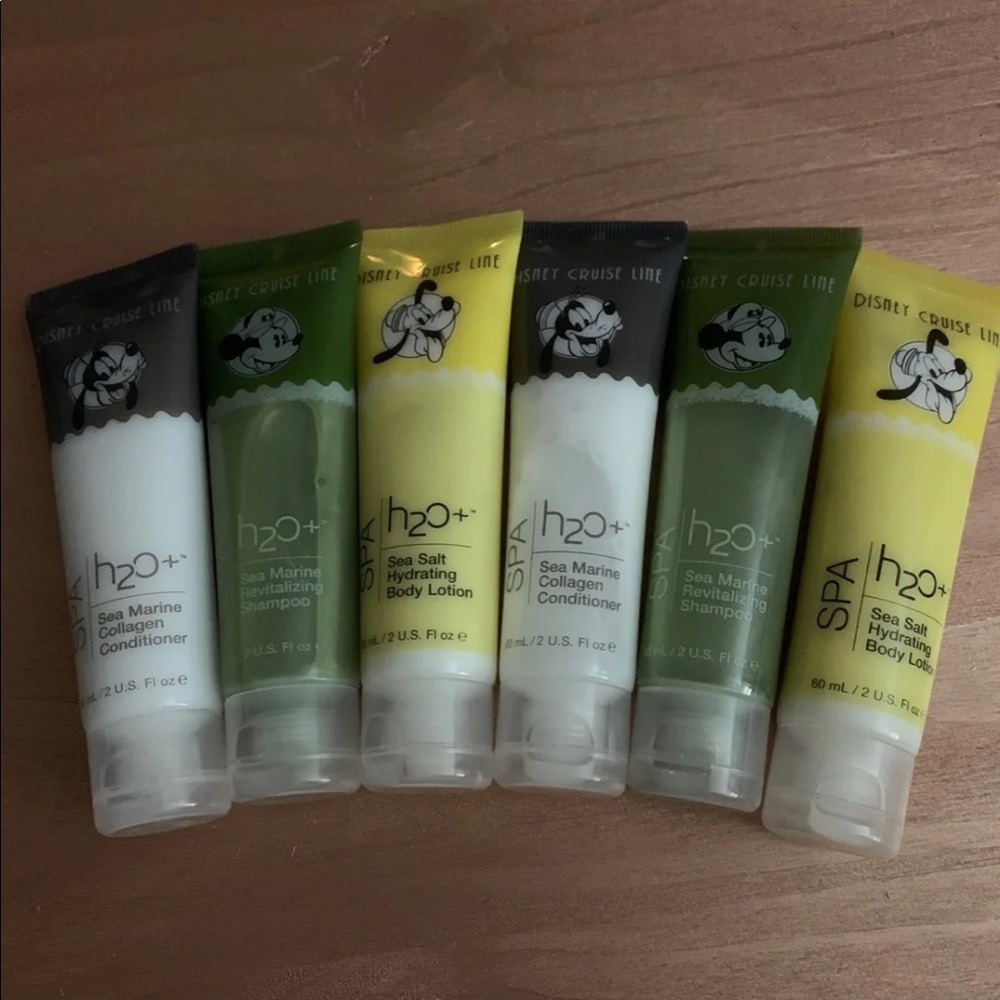 Disney Cruise Shampoo conditioner and lotion sets